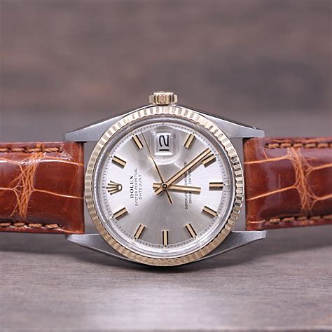 alligator strap for rolex datejust|rolex 36 1601 strap.